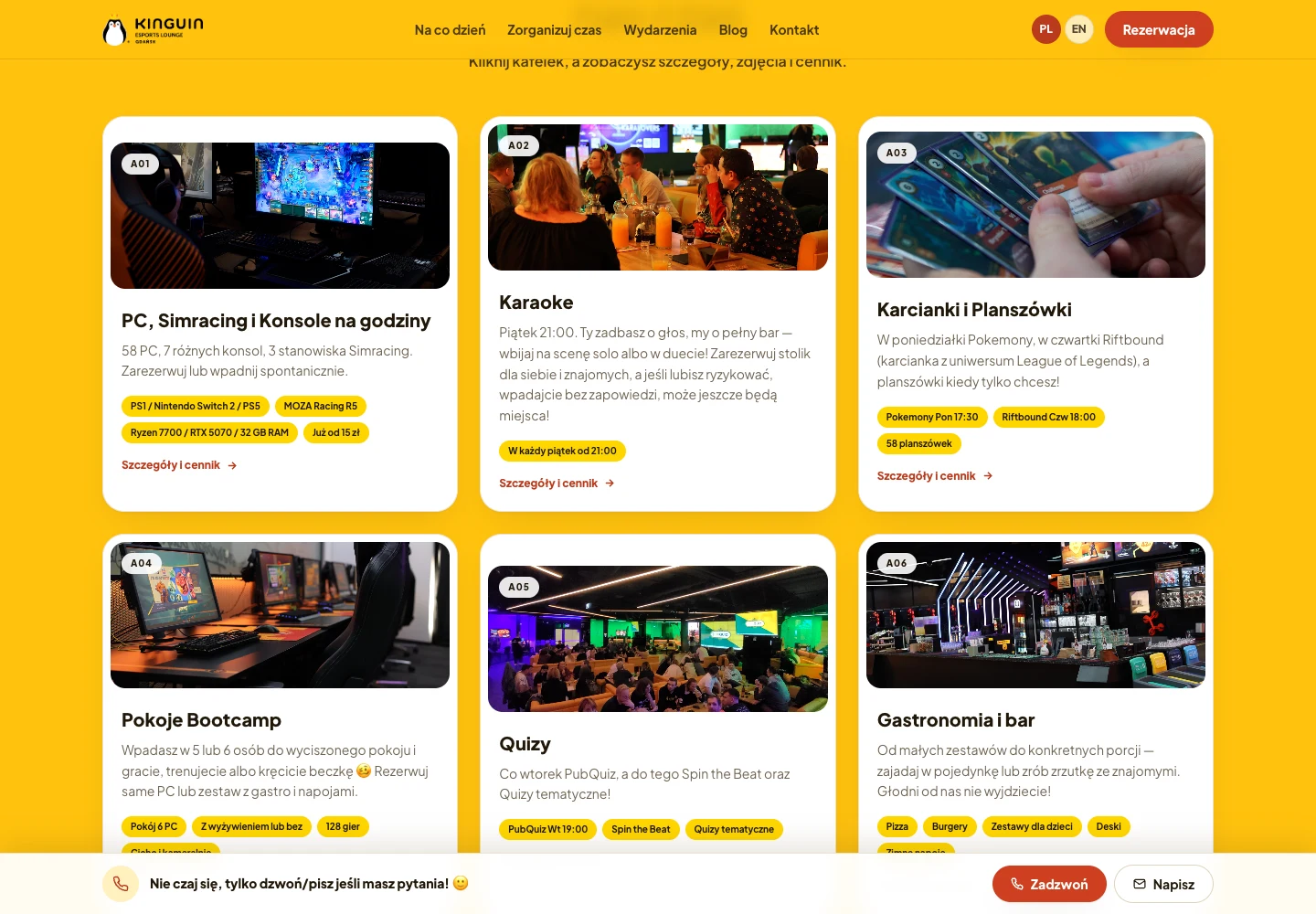 Kinguin Esports Lounge interface preview