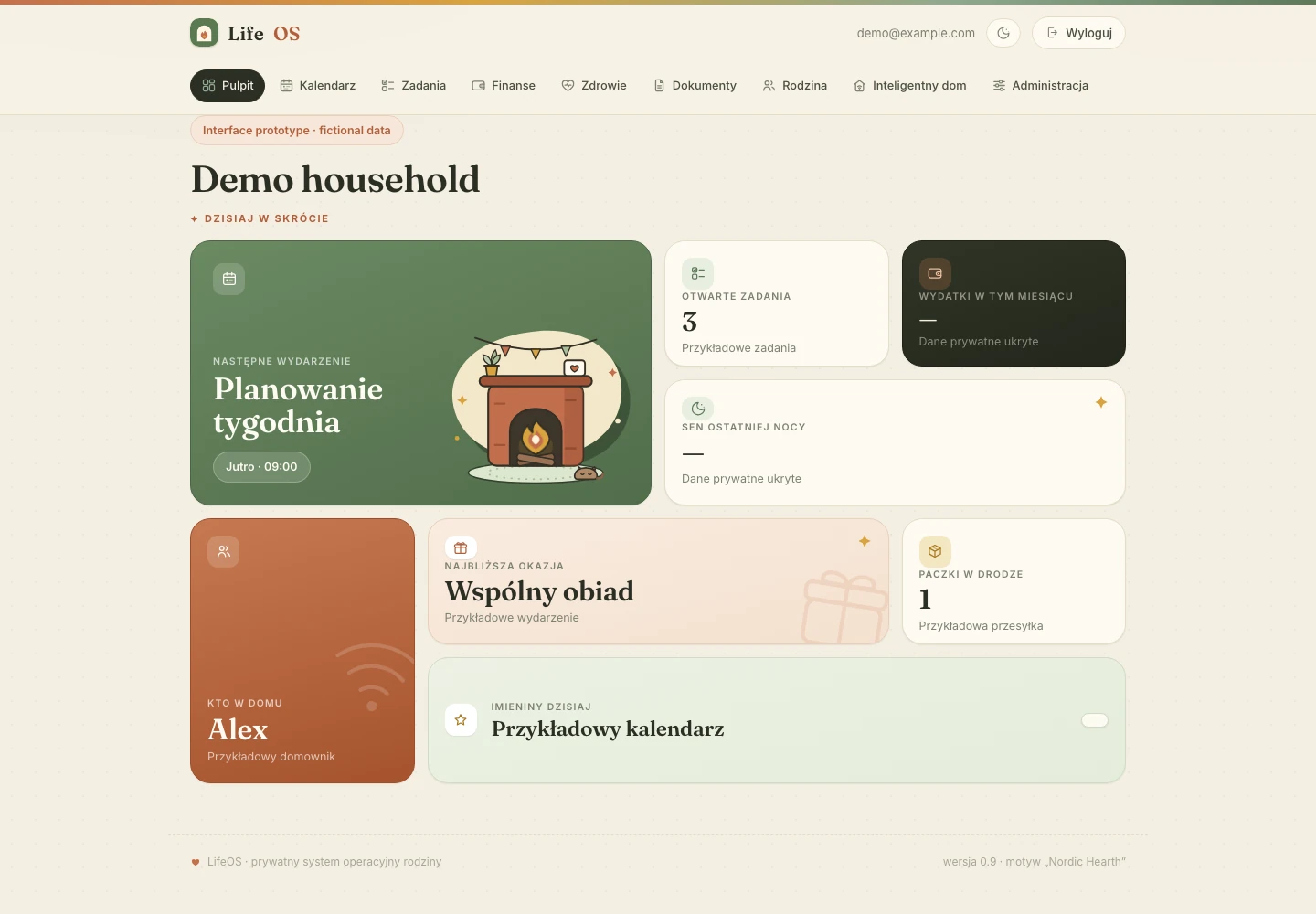 LifeOS interface preview
